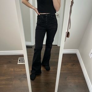 American Eagle Black Flare Jeans